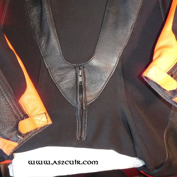 Ajout Zip Combinaison moto Ref MCB102