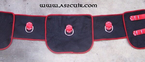 Ceinture large avec liserés