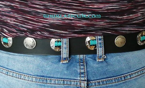 Ceinture mi os mi cuir Ref AAC115