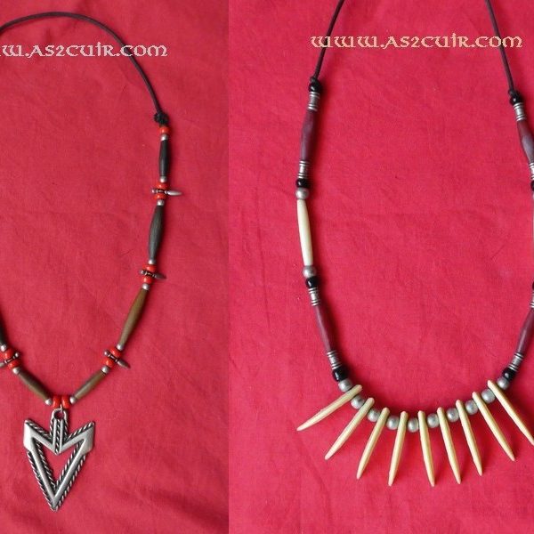 Colliers os et perles 1 rang perso