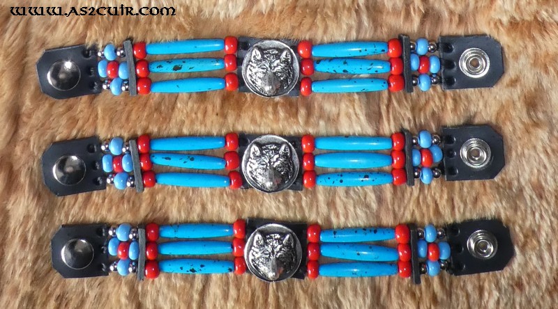 Elargisseurs gilets avec perles et os et motifs Ref VGG223 Elargisseurs gilets avec perles et os et motifs Ref VGG223