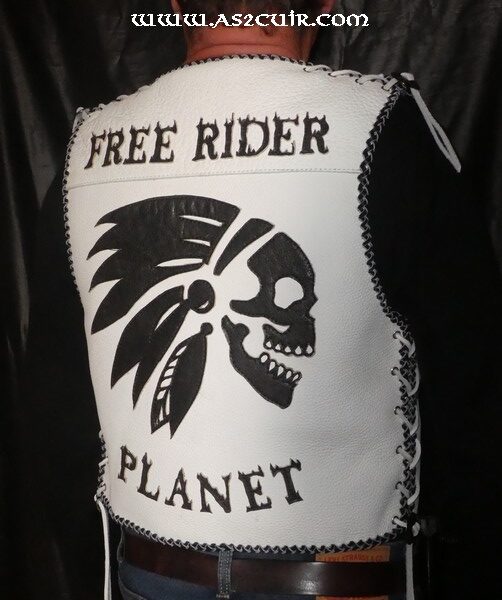 Gilet Biker Indien Ref VGG2016