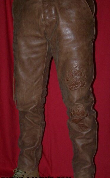 Pantalon cuir vieilli Pattes d'Ours Ref VPC055
