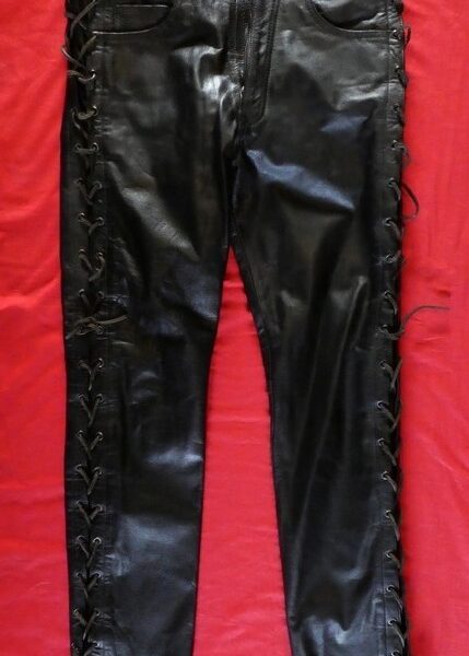 Pantalons cuir à lacets Ref VPC111