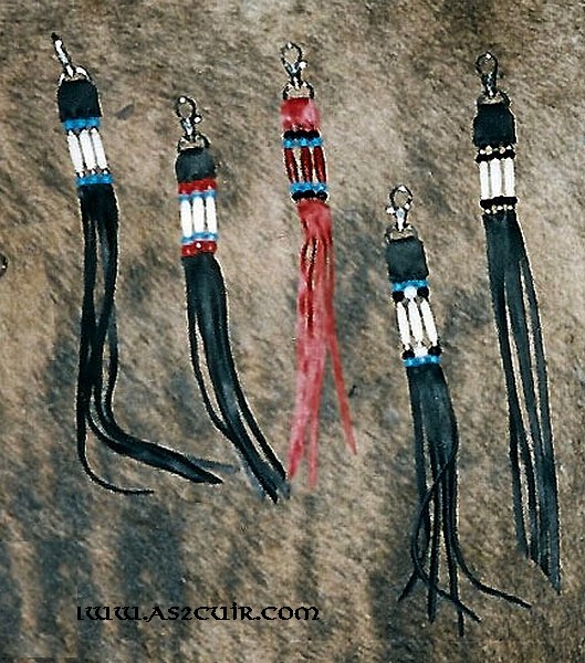 Porte clefs à franges Ref ACE103