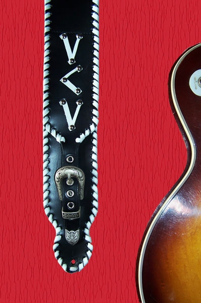 GS55 Sangle de guitare, Ceinture de guitare en cuir, Sangle en cuir,  Bracelet en cuir pour guitare -  France